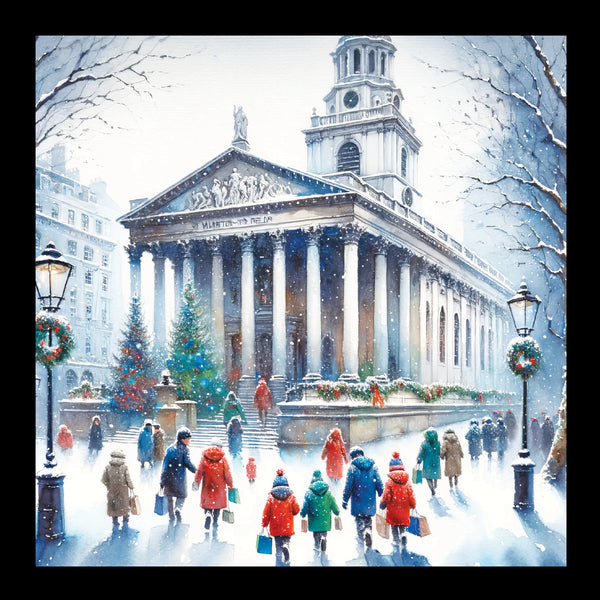 St Martin in the Fields under Snow<p style="color_gold">LUXURY RANGE