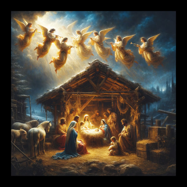 Angels over the Manger